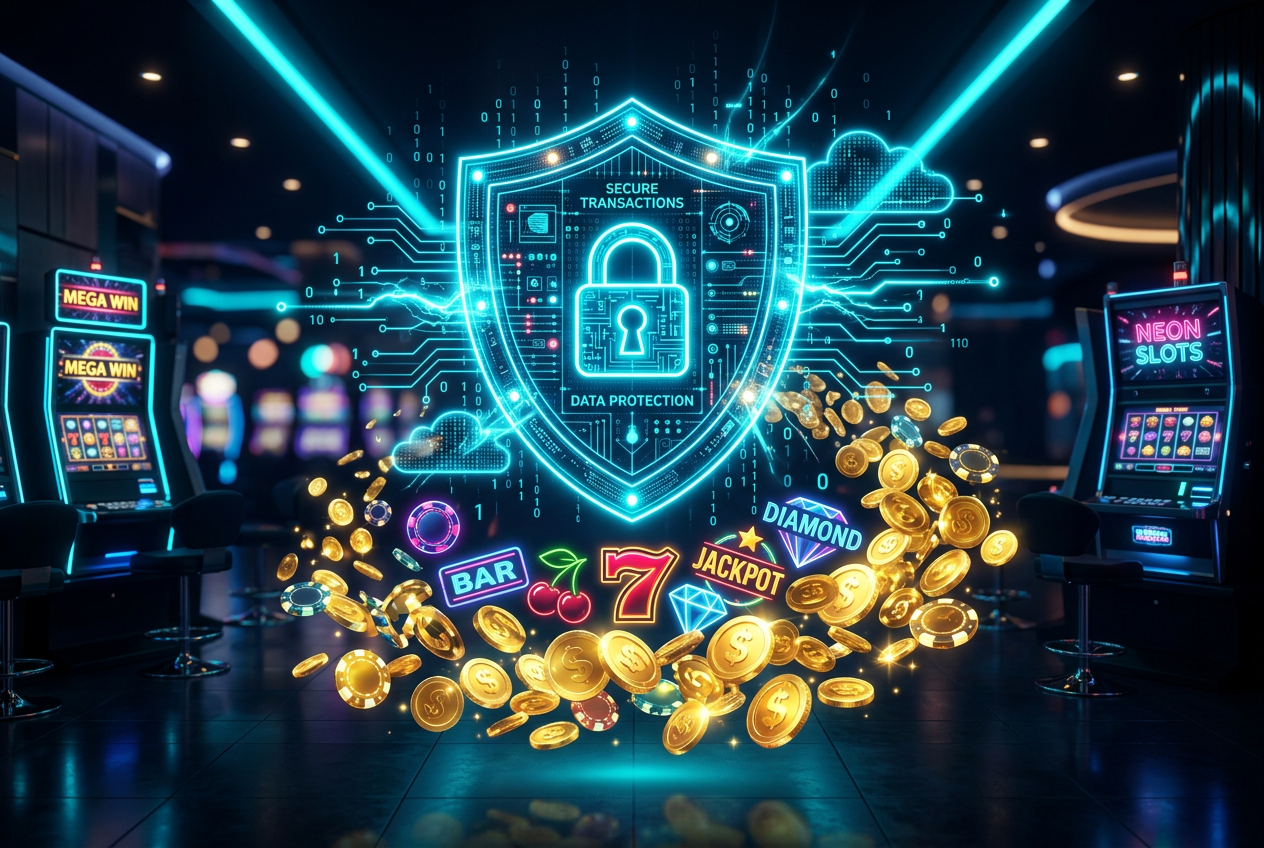 Cyfrowa tarcza bezpieczeństwa chroniąca dane i środki finansowe gracza